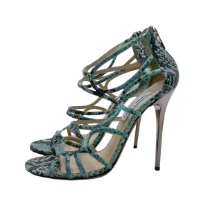 JIMMY CHOO SNAKESKIN SANDALS EU 39/ UK 6