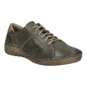 Josef Seibel Felicia 02 Ladies Lace Up Shoe Olive Combi