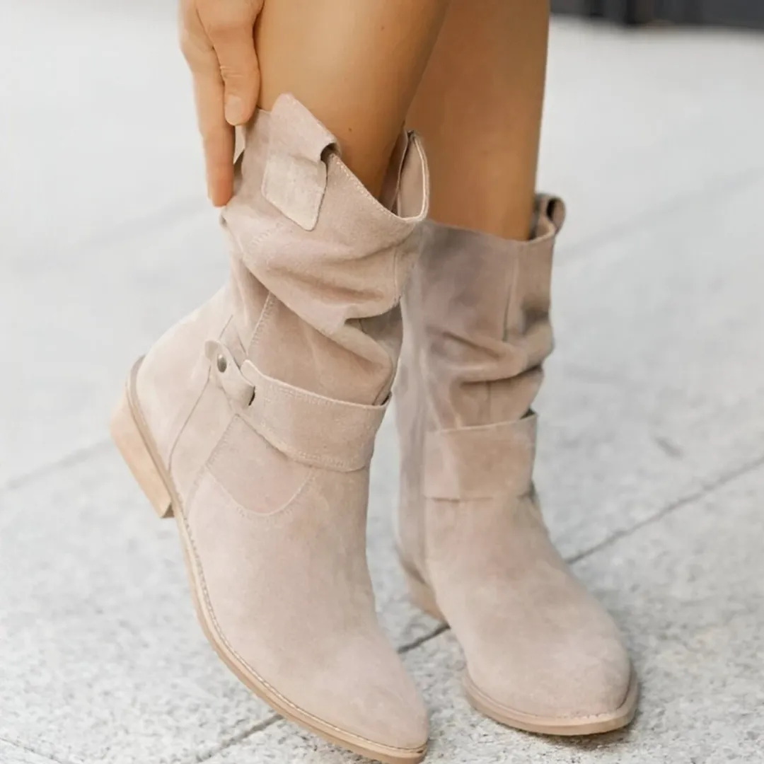 Kelly – Velvet boots
