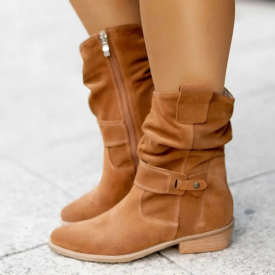 Kelly – Velvet boots