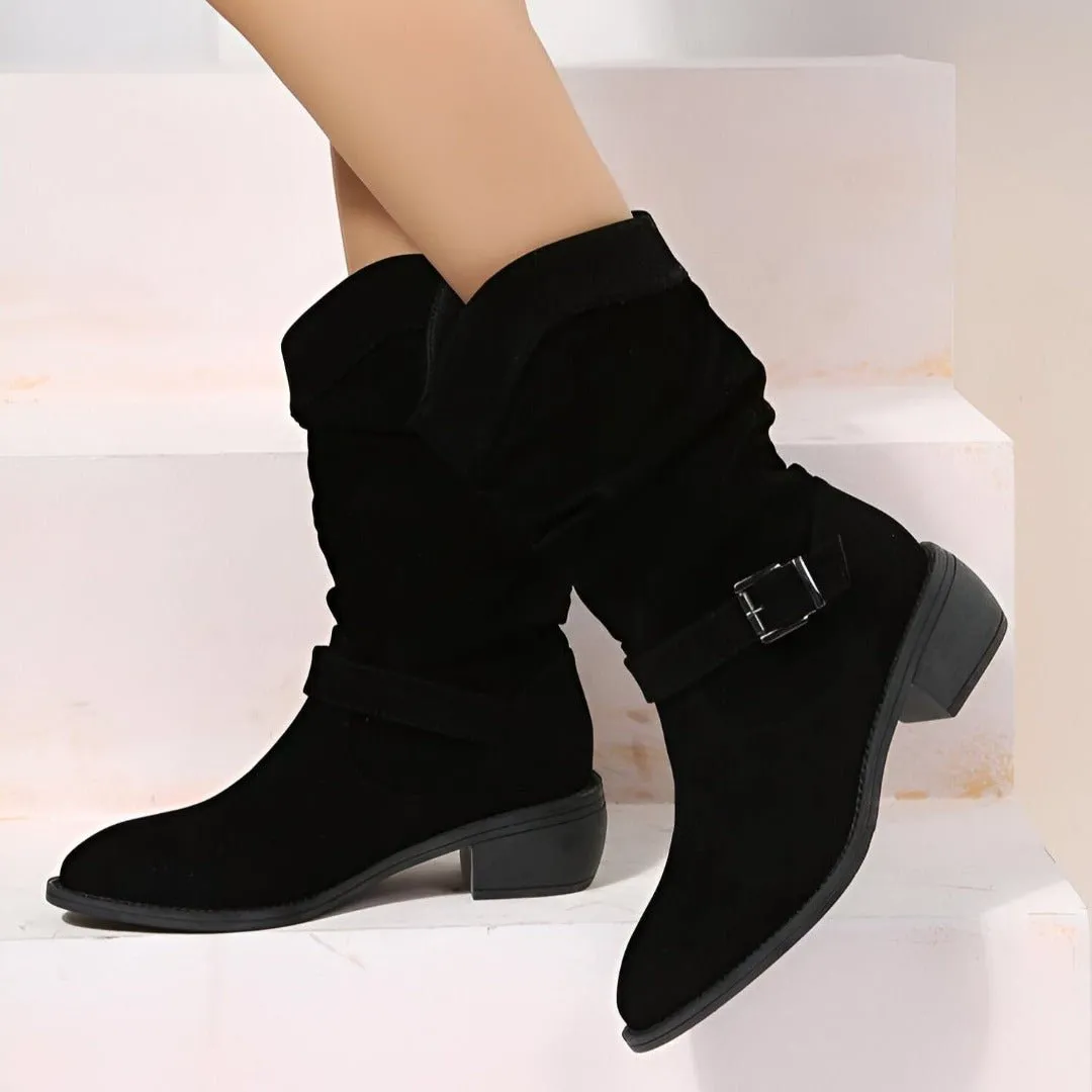 Kelly – Velvet boots