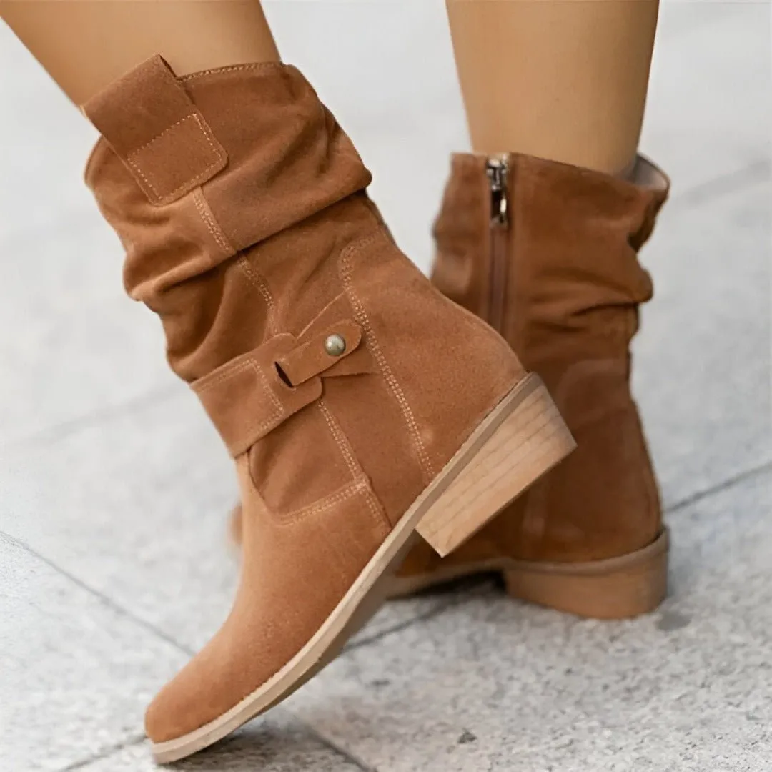 Kelly – Velvet boots