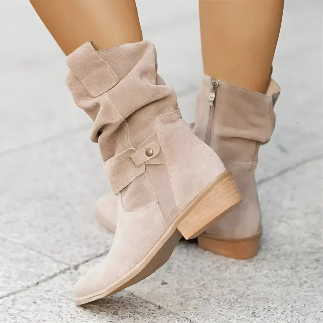 Kelly – Velvet boots