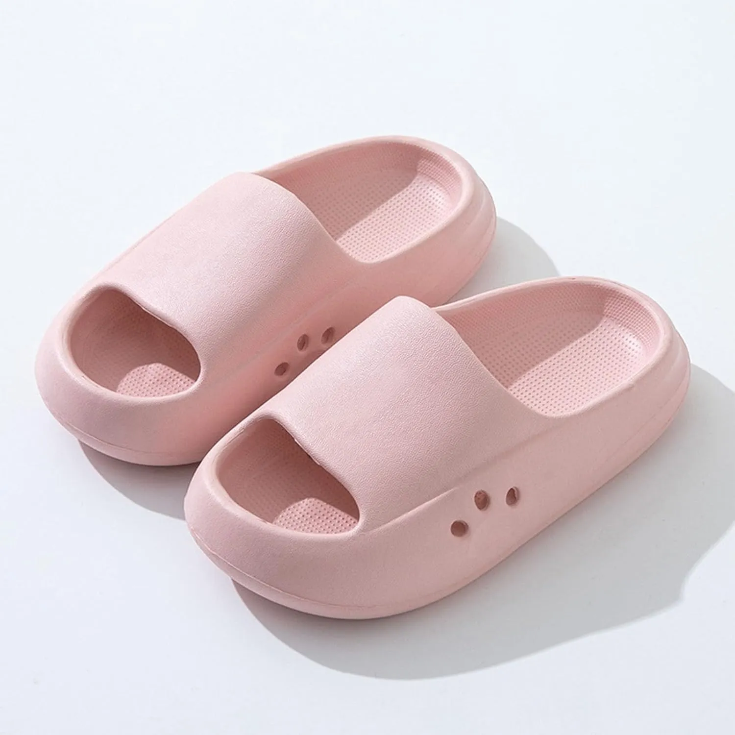 Kids Girls Cloud Slides Boys Slip On Sandals Comfort Thick Sole Slippers Summer Shower Shoes Non-Slip Pool Beach Water Shoes