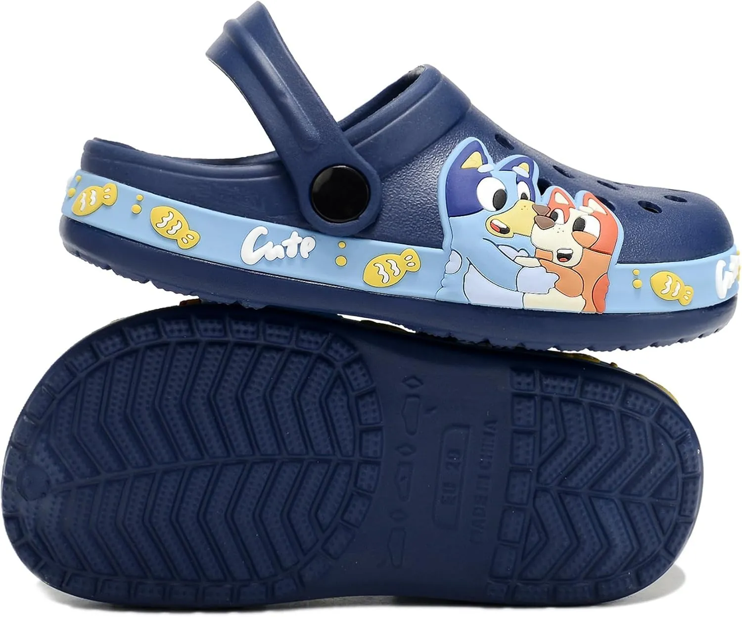 Kids'Clogs Lightweight Breathable EVA Slip-On Sandals with Adjustable Strap Non-Slip Outdoor Indoor Shoes for Boys Girls Water Play Beach Garden