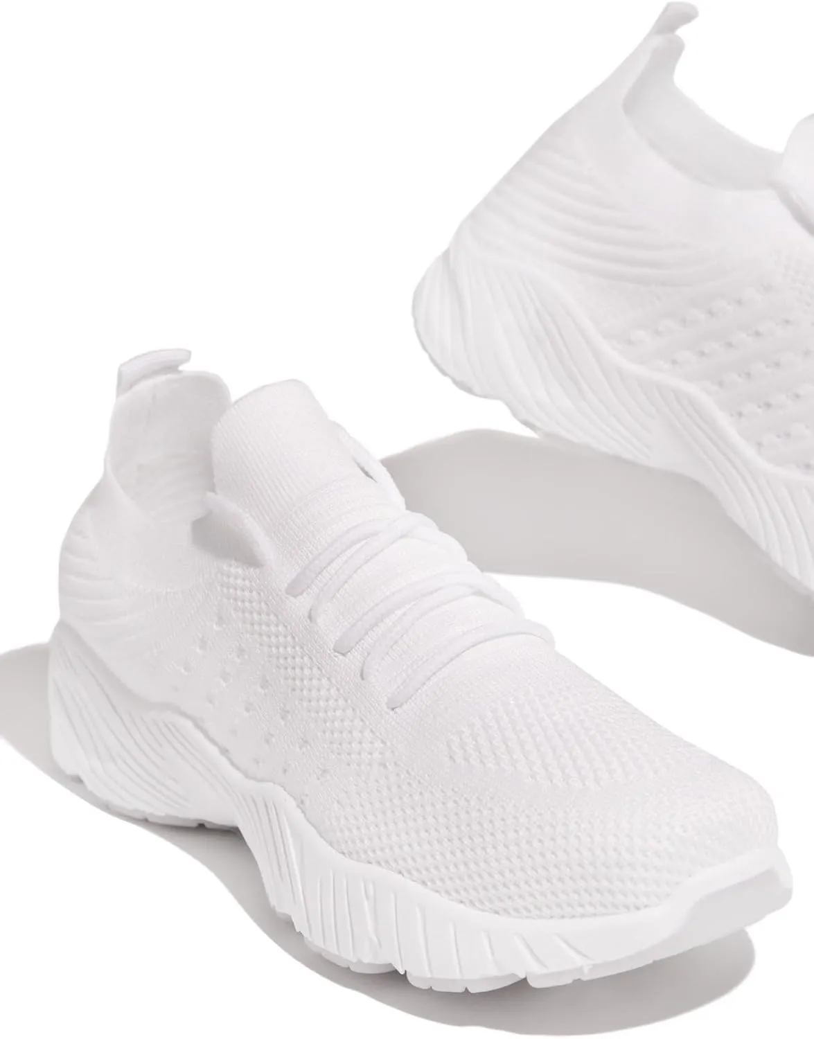 Ladmiple Shoes For Women Sneakers Slip On Lightweight Non Slip Gym Workout Tennis Running Shoes Fashion Walking Sneakers
