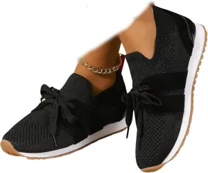 Ladmiple Slip On Sneakers Women Arch Support Running Shoes Lightweight Tennis Shoes Gym Workout Fashion Walking Sneakers 2025