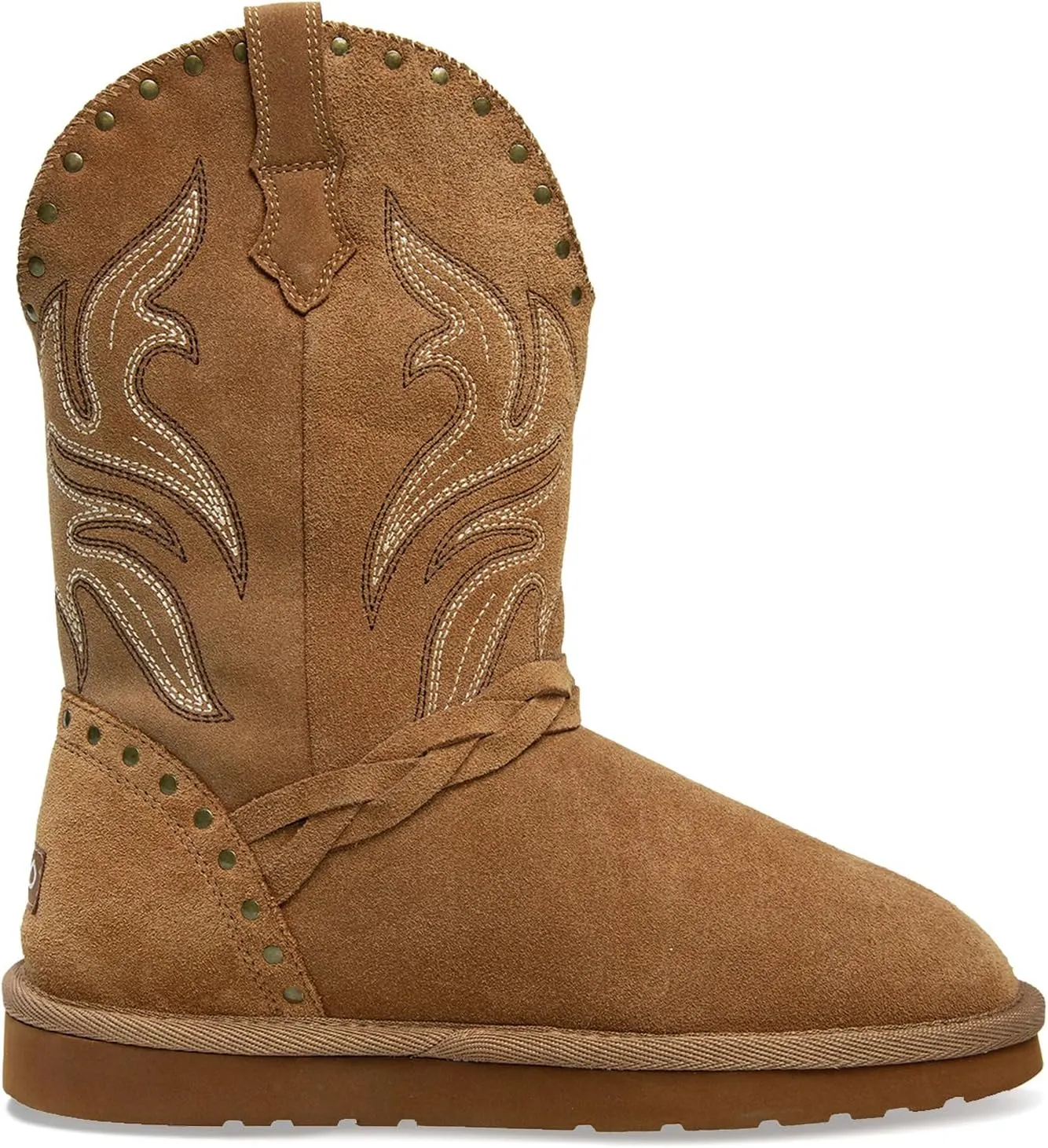 Lamo Women's Wrangler Boots for Women - NeverWet water and Stain resistant technology - Cirrus footbed System - Cozy Faux fur lining 10.5" Women's Western Style boots