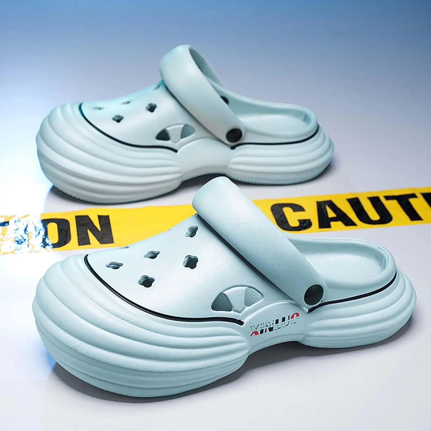 Men Women Thick Bottom Garden Shoes Comfortable Soft Sole Arch Support Adjustable Dual Purpose Strap Sandals Non-Slip Quick Dry Beach Sports Water Shoes