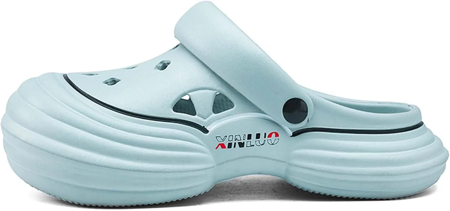 Men Women Thick Bottom Garden Shoes Comfortable Soft Sole Arch Support Adjustable Dual Purpose Strap Sandals Non-Slip Quick Dry Beach Sports Water Shoes