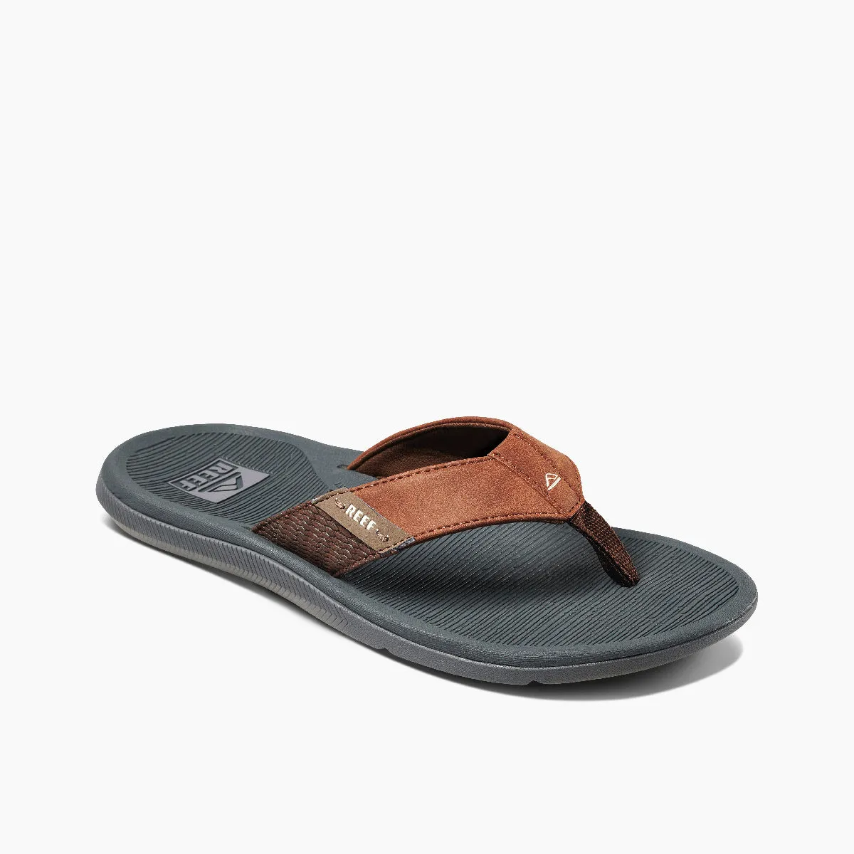 MENS REEF SANTA ANA -  GREY/TAN