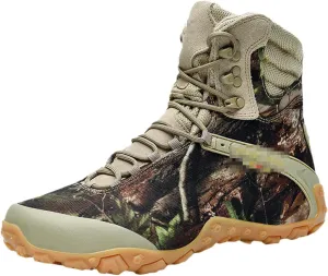 Men's Sports Tactical Boots Outdoor High Top Hiking Shoes Wear Resistant Camping Sneakers Waterproof