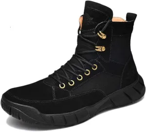 Men's Tactical Boots Waterproof Military Army Boots Durable Combat Work Shoes Hiking Walking Boots for Autumn Winter