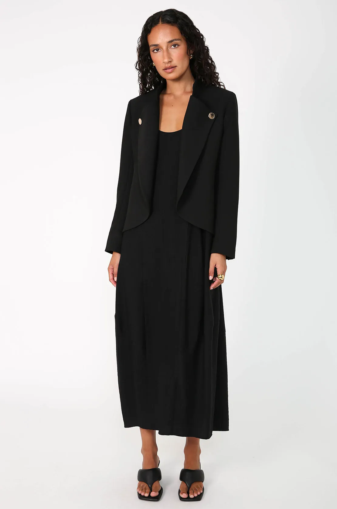 militant jacket / jet black