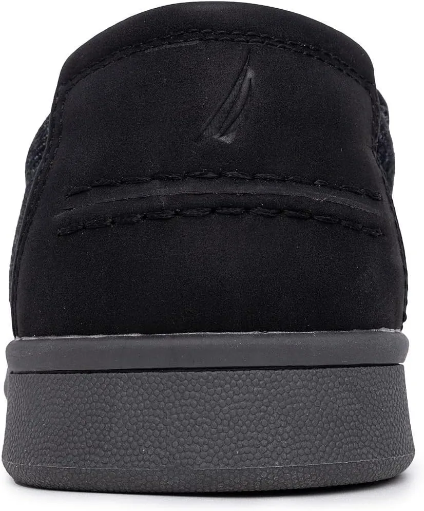 Nautica Men's Slip-On Loafers Casual Moc Toe Sneakers Boat Shoes Slipper for Men ??Lightweight & Comfortable - Derwin