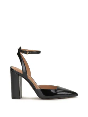 Nazela Pump in Black Patent