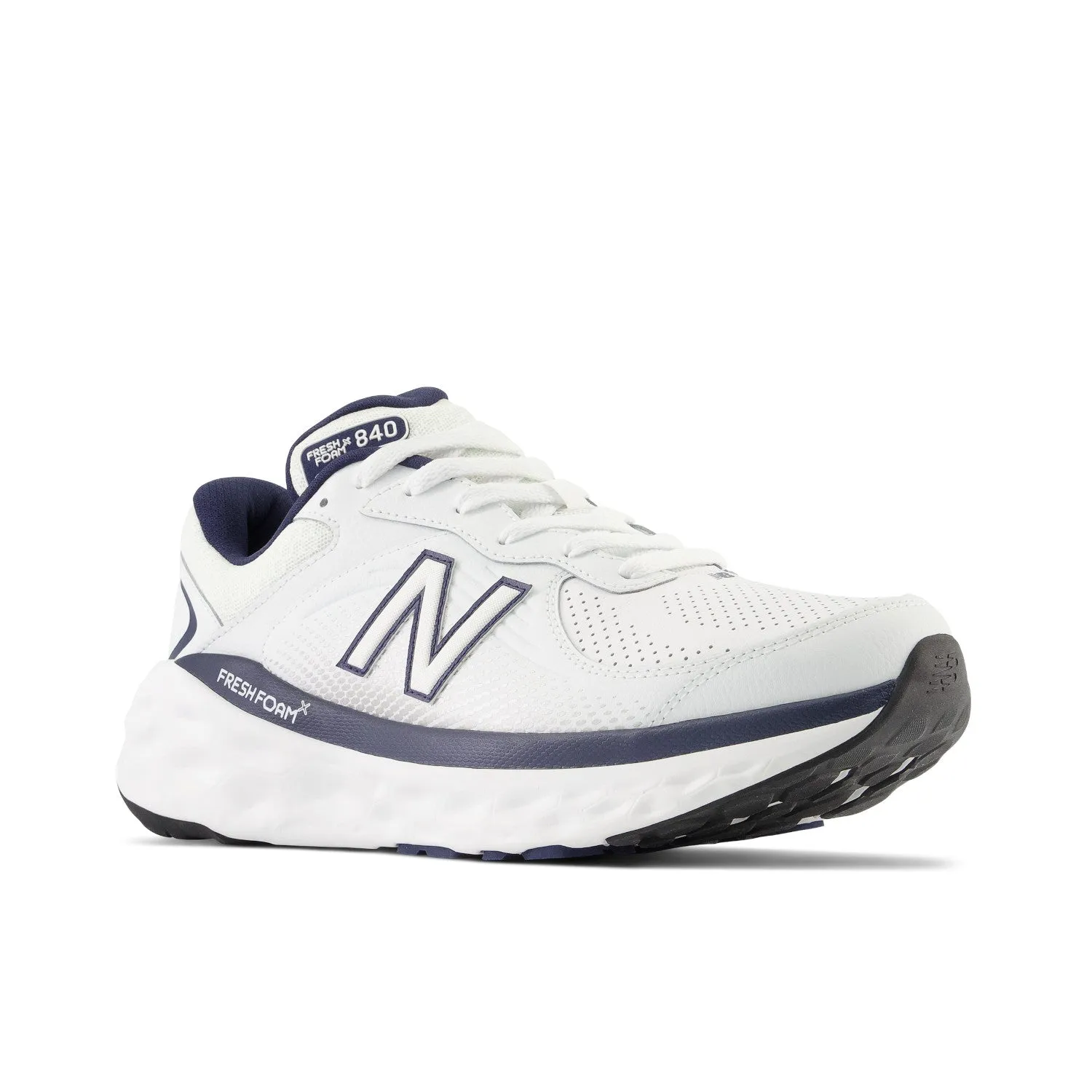 New Balance Men's Fresh Foam X 840F Slip Resistant Walking Shoes in WHITE