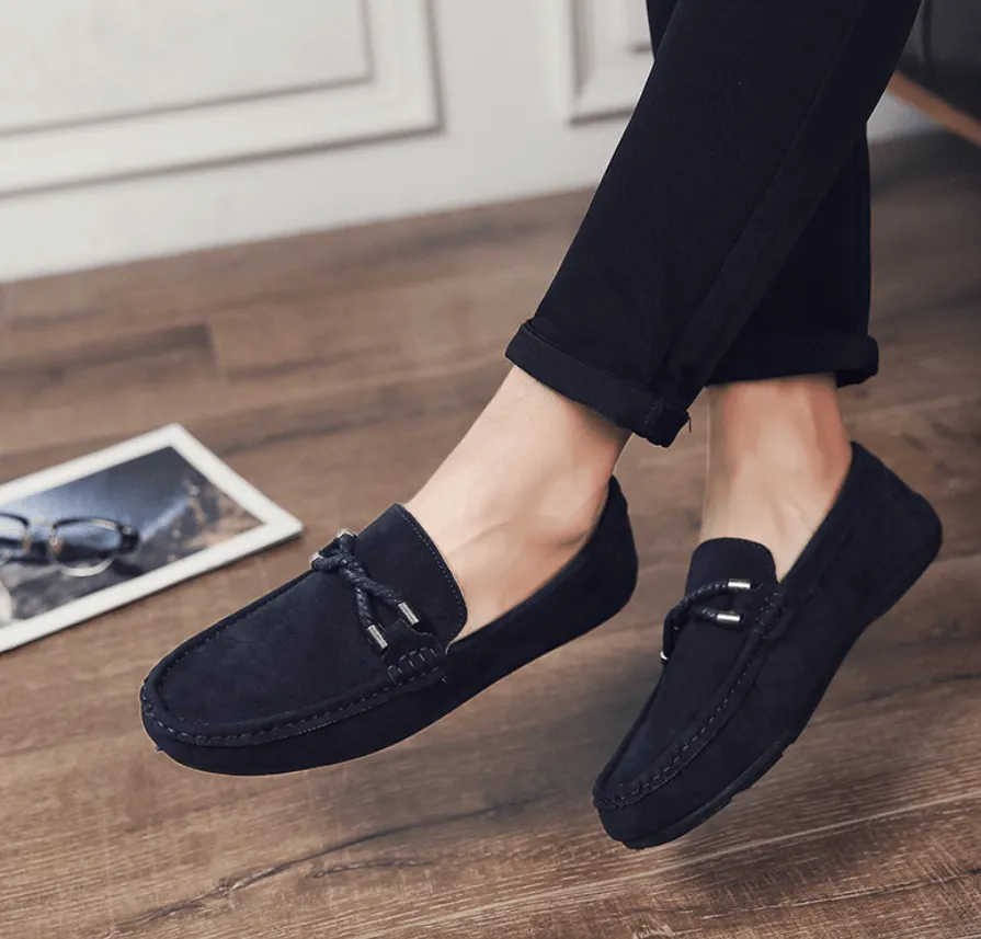 One-legged slippery lazy shoes