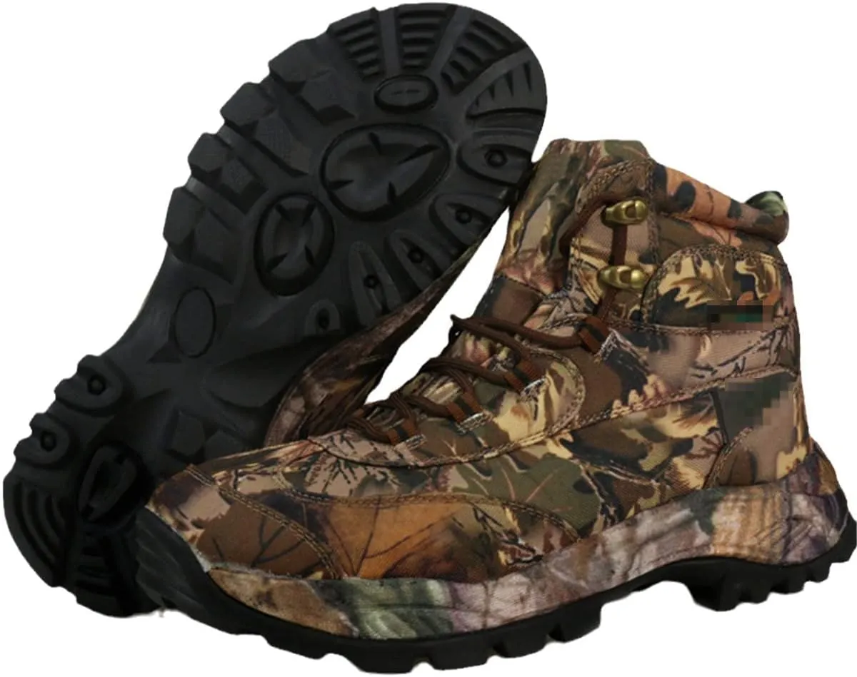 Outdoor Tactical Sports Shoes Waterproof Hiking Shoes Men's Outdoor Winter Hunting Boots Mountain Shoes Brown Low -001 42
