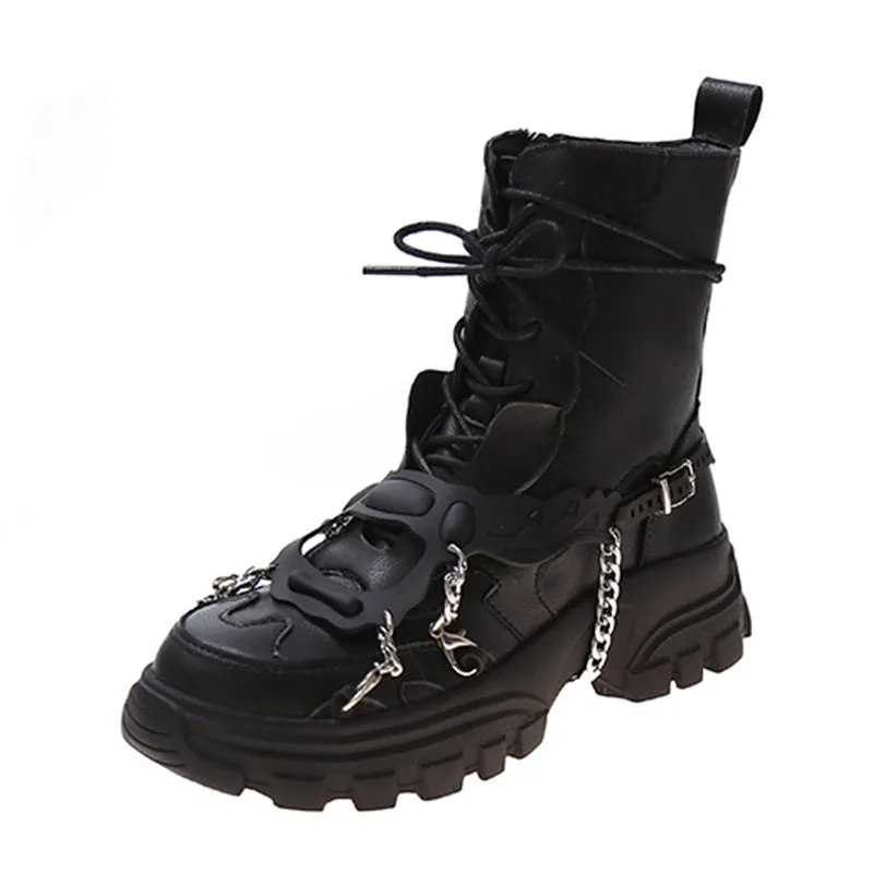 Radiance Rift Explosion - Gothic Platform Boots by The Nevermore