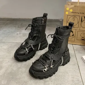 Radiance Rift Explosion - Gothic Platform Boots by The Nevermore