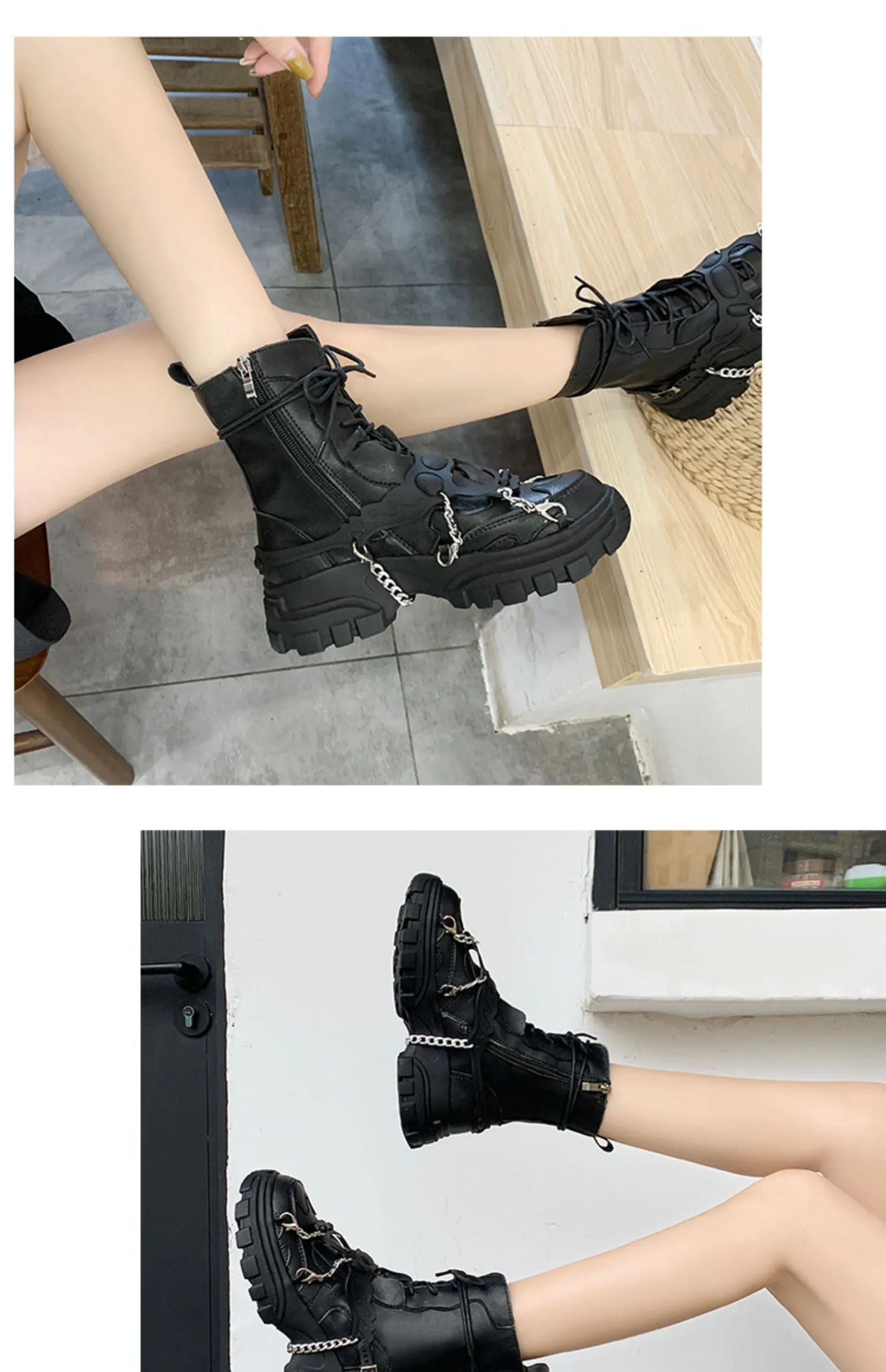 Radiance Rift Explosion - Gothic Platform Boots by The Nevermore