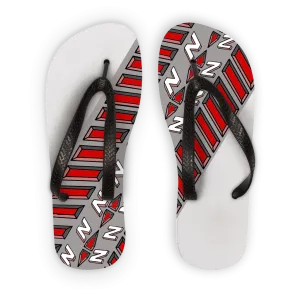 Red Tread Collection Adult Flip Flops