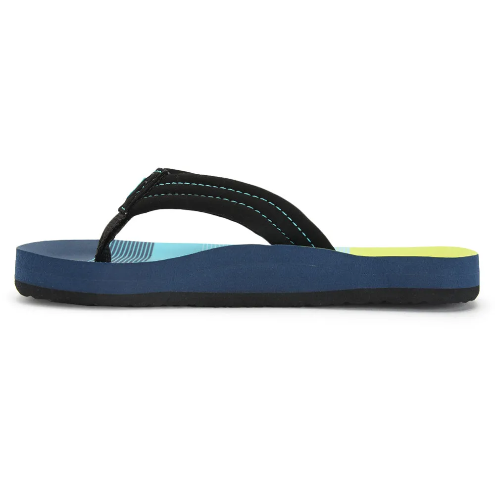 Reef Kid's Ahi Flip Flop - Aqua/Green