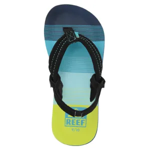 Reef Kid's Ahi Flip Flop - Aqua/Green