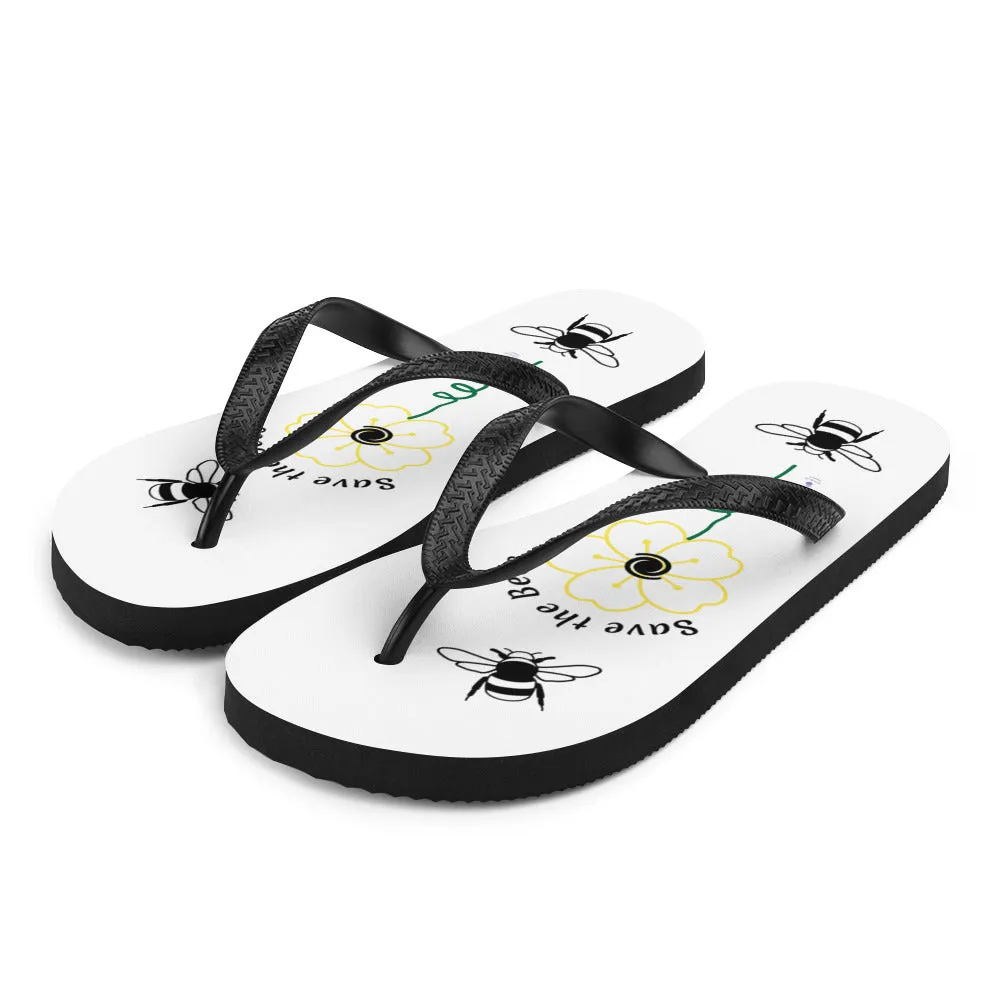 Save the Bees Flip-Flops