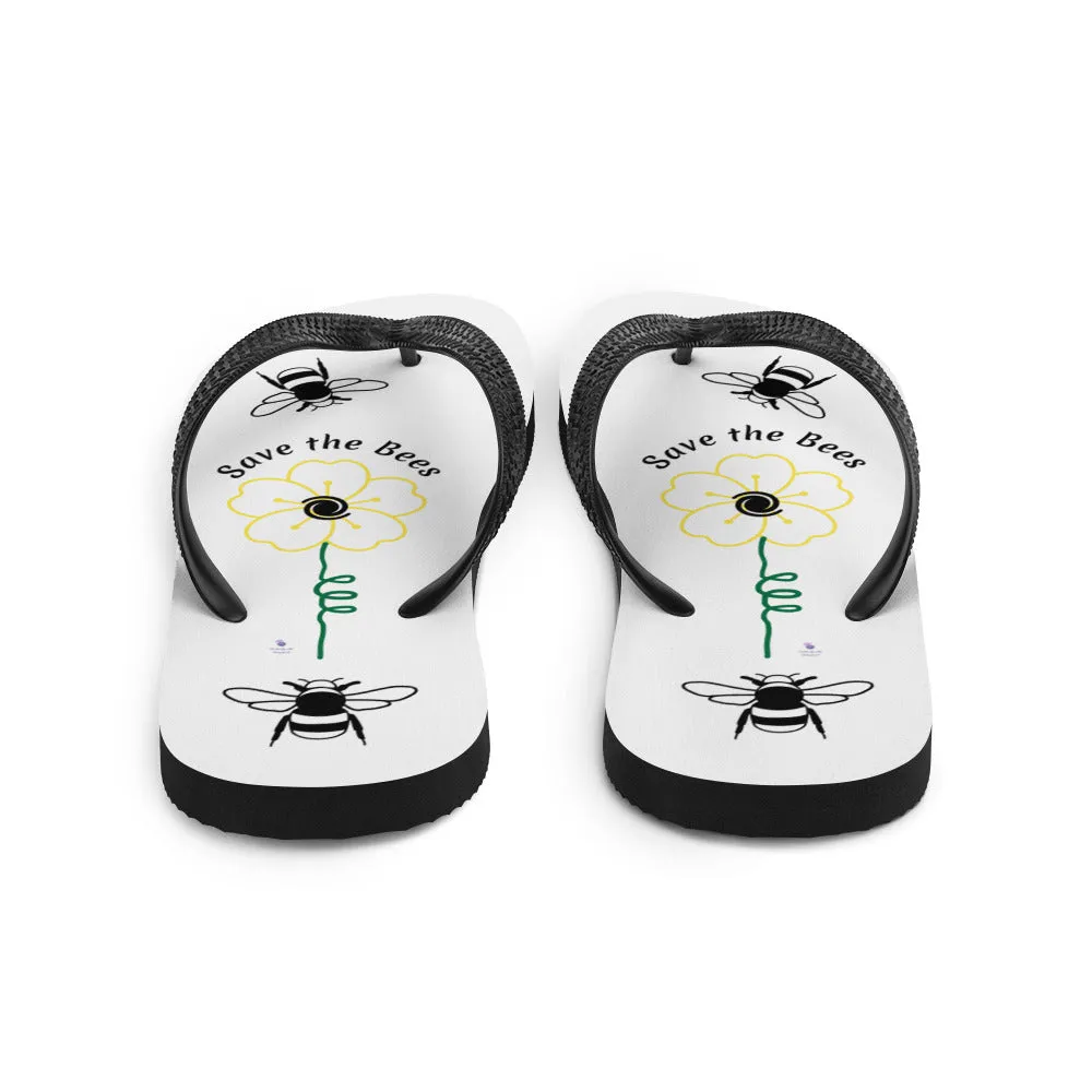 Save the Bees Flip-Flops