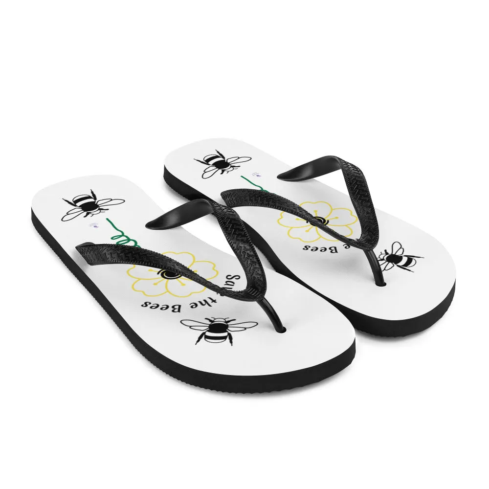Save the Bees Flip-Flops