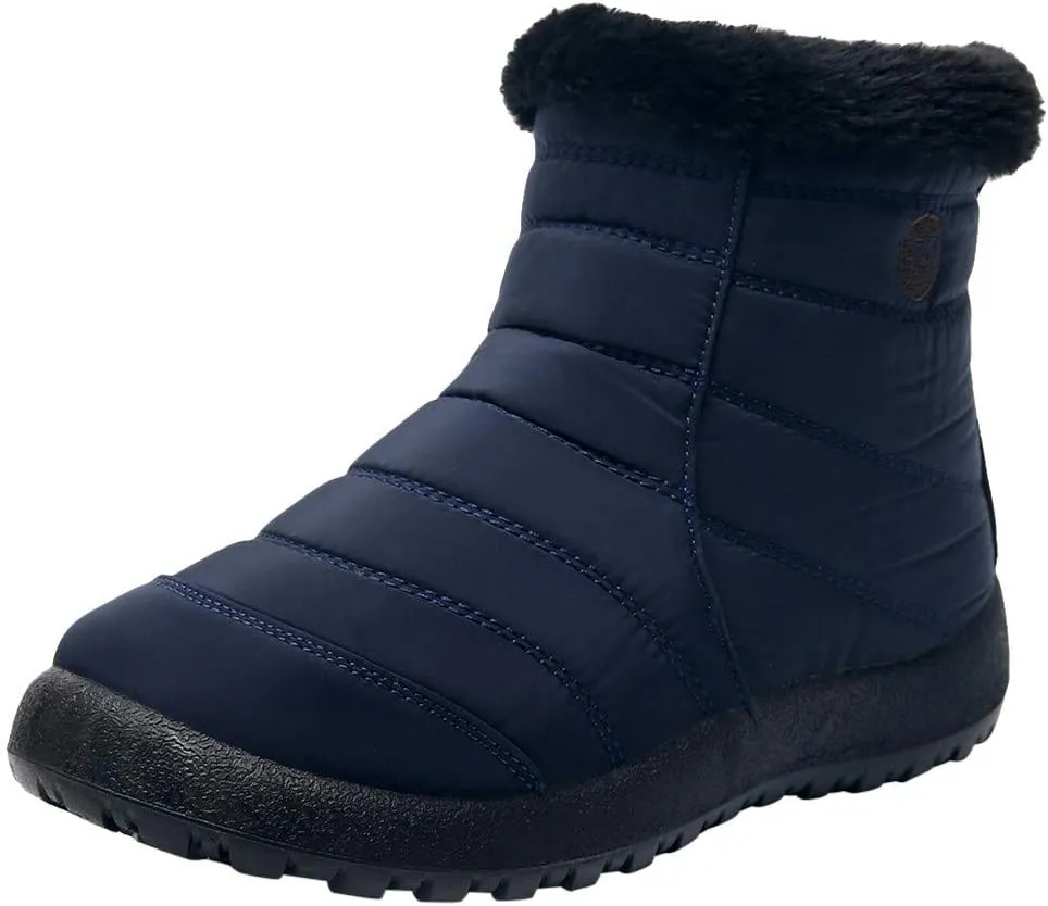 Snow Boots for Women Wide Botas Para El Fro De Mujer Faux Fur Boots Winter Boots for Women Brown Winter Boots for Women Leather Deals of The Day