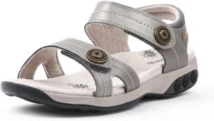 Therafit Shoe Women's Grace Leather Adjustable Walking Sandal