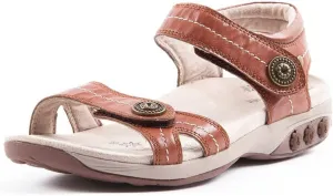 Therafit Shoe Women's Grace Leather Adjustable Walking Sandal