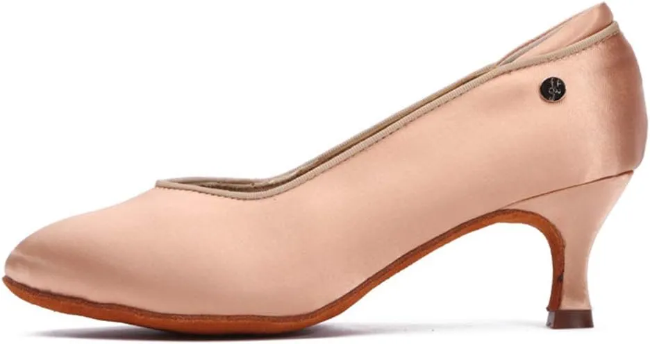 TINRYMX Tango Shoes Ballroom Dance Shoes Latin Dance Shoes Women Closed Toe Character Dance Shoes,KC1009