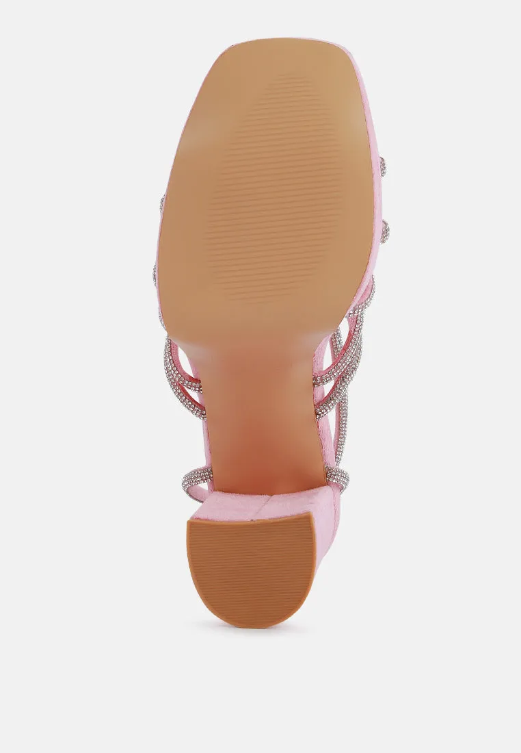 tricks high block heeled sandals