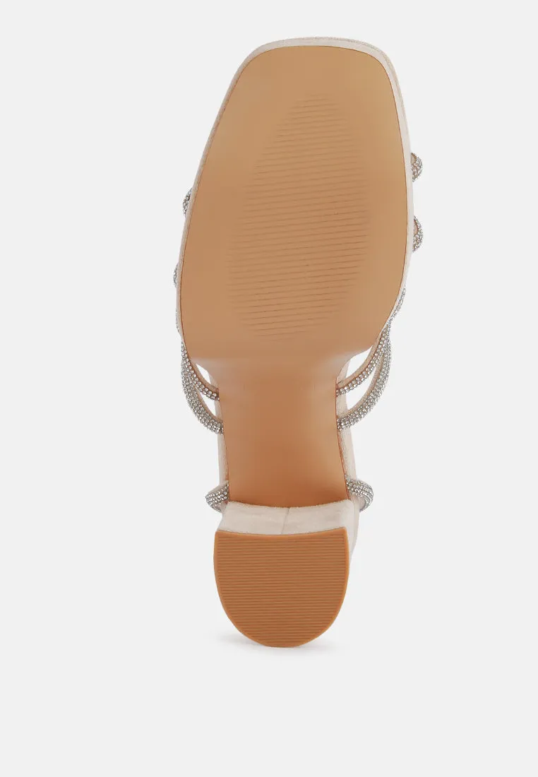 tricks high block heeled sandals