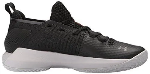 Under Armour Men's Drive 4 Low Basketball Shoe, Black (005)/Glacier Gray, 9