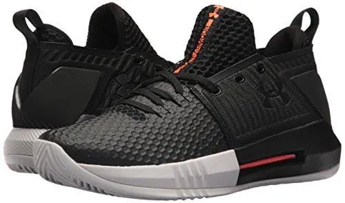 Under Armour Men's Drive 4 Low Basketball Shoe, Black (005)/Glacier Gray, 9