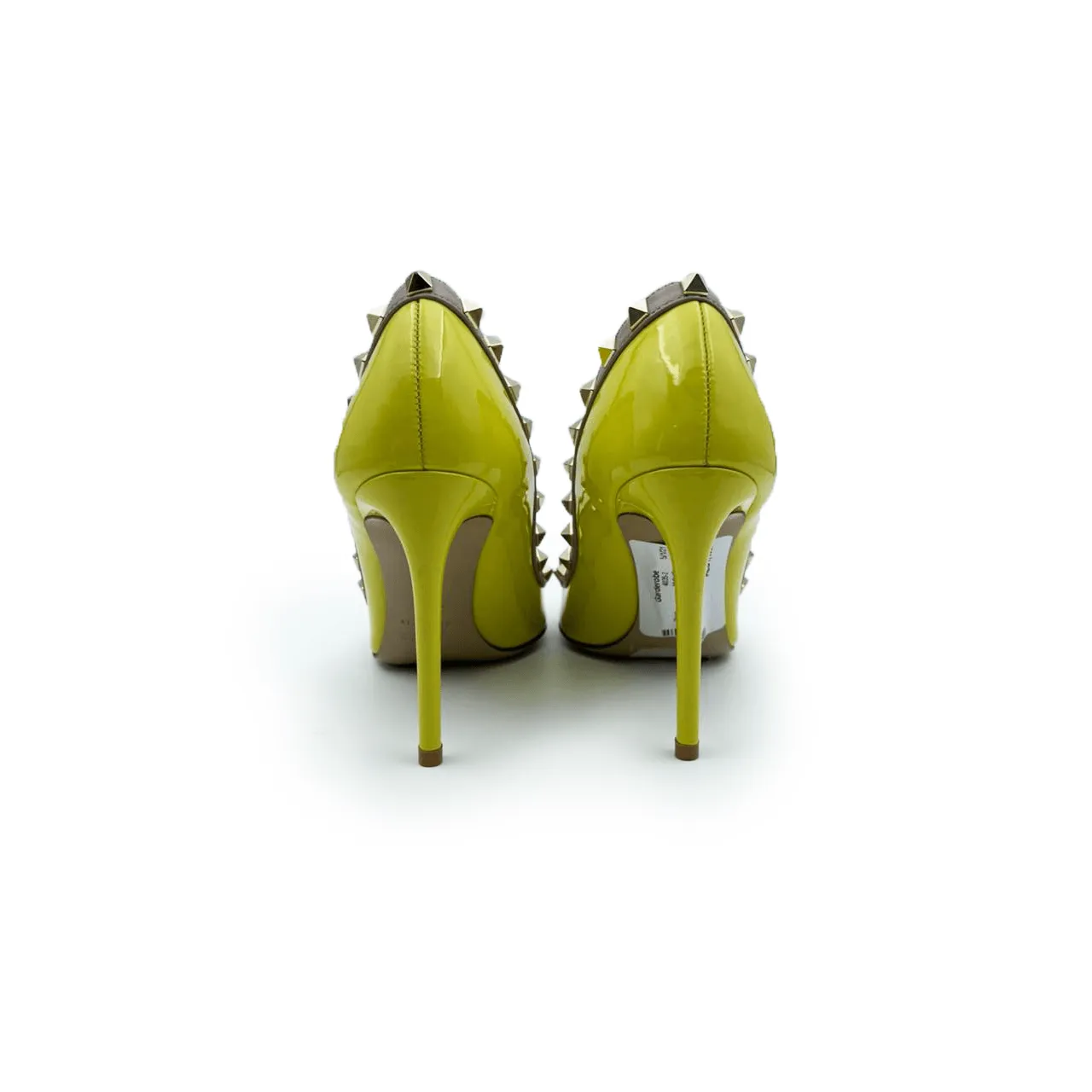 Valentino Garavani  Yellow Patent  Leather  Pumps Heels