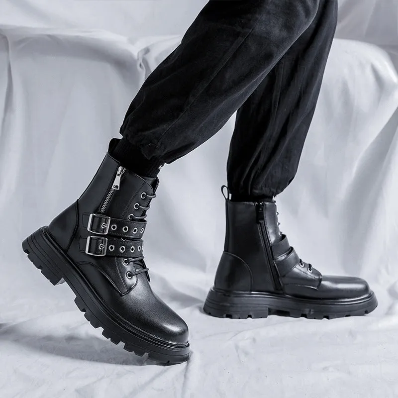 Vandal Moon - Gothic Martin Boots for Men by The Nevermore