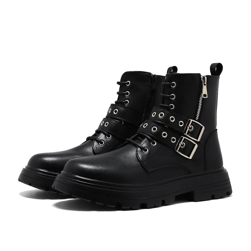 Vandal Moon - Gothic Martin Boots for Men by The Nevermore