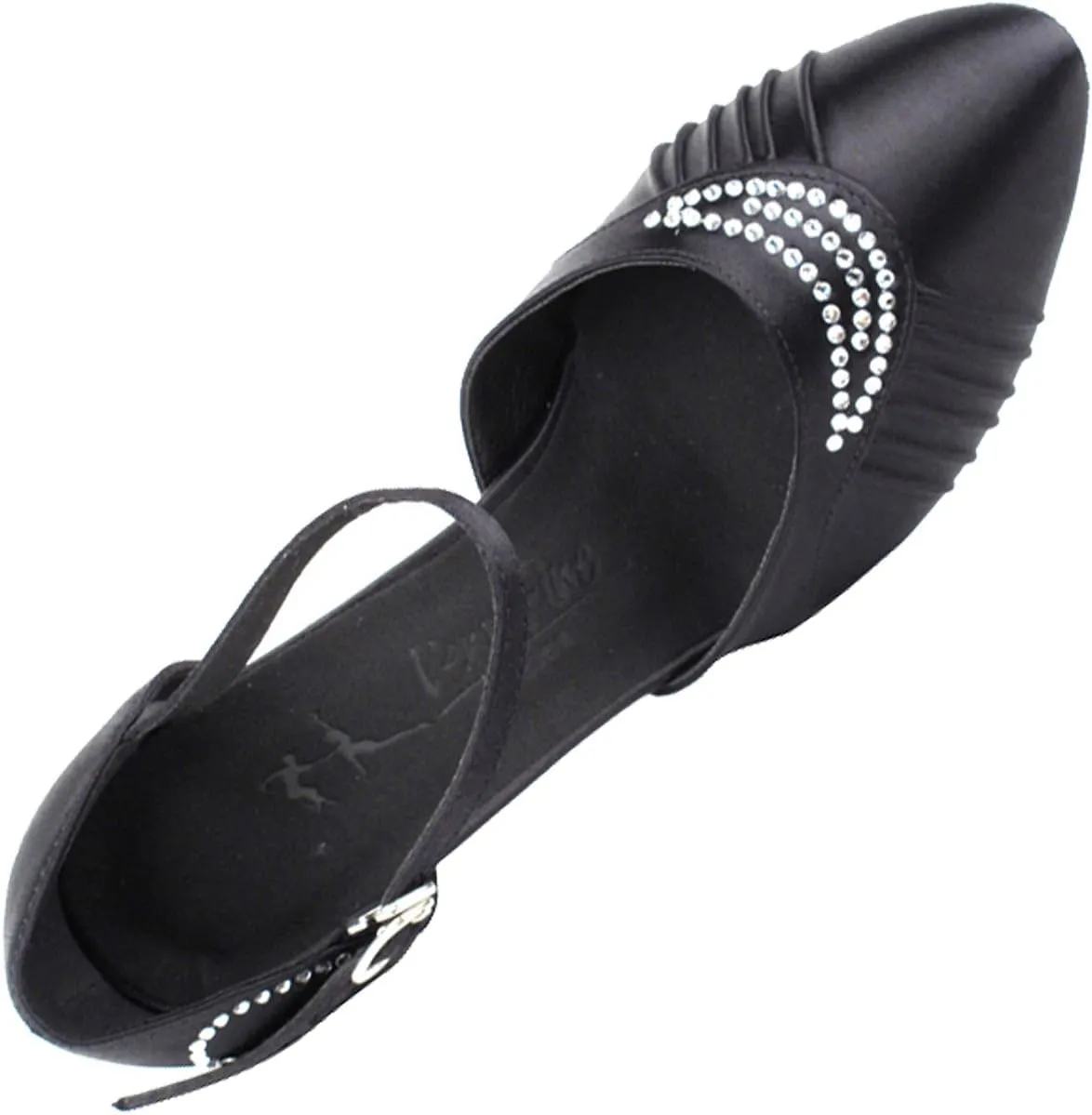 Very Fine Salsa Ballroom Tango Latin Dance Shoes 1397 Bundle with Dance Shoe Wire Brush 2.5" Heel