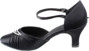Very Fine Salsa Ballroom Tango Latin Dance Shoes 1397 Bundle with Dance Shoe Wire Brush 2.5" Heel