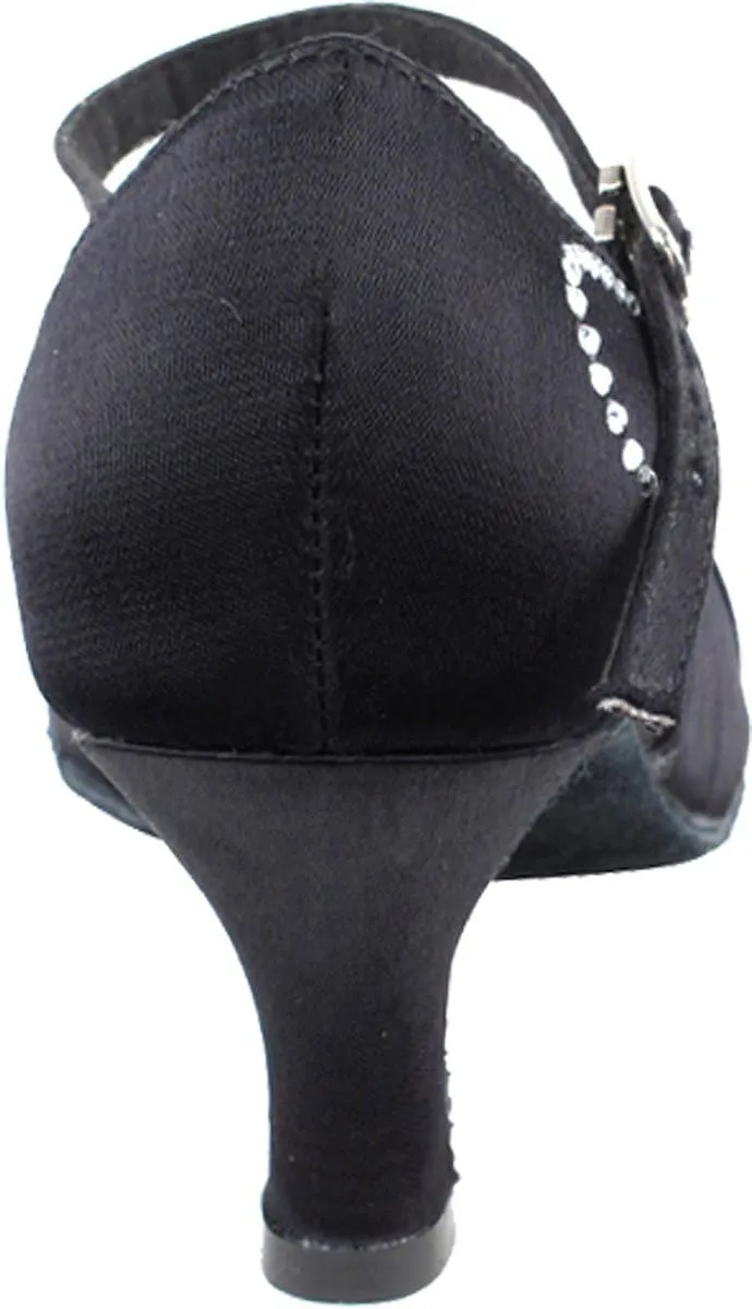 Very Fine Salsa Ballroom Tango Latin Dance Shoes 1397 Bundle with Dance Shoe Wire Brush 2.5" Heel