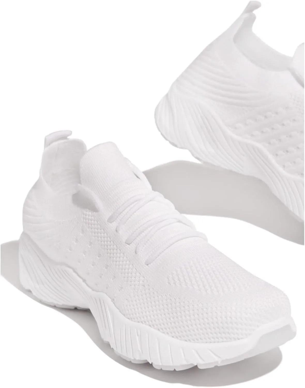 Walking Shoes Women Arch Support Slip On Sneakers Running Shoes Gym Workout Tennis Shoes Breathable Fashion Sneakers