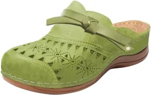 Wedge Sandals for Women 2025 New Women's Closed Toe Wide Width Dressy Summer Slip-on Slingback Platform Slippers Comfortable Anti-Slip Casual Shoes