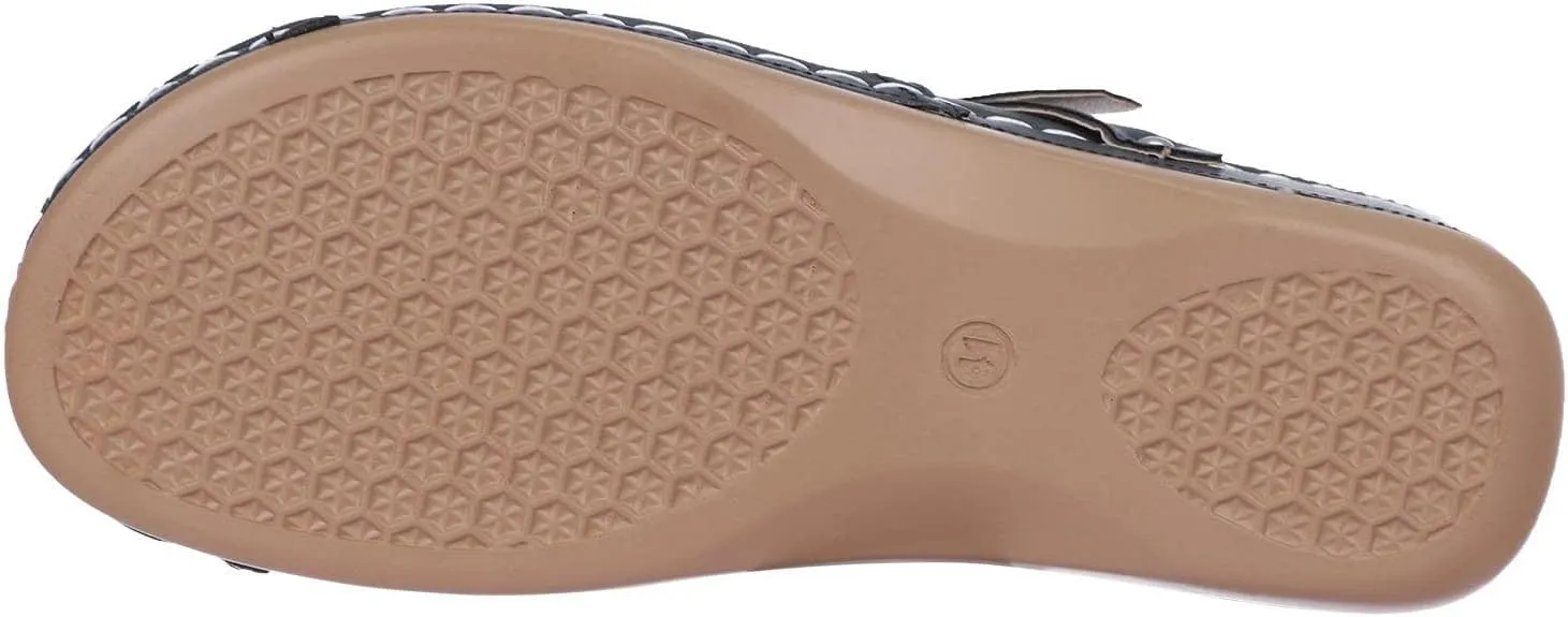 Wedge Sandals for Women 2025 New Women's Closed Toe Wide Width Dressy Summer Slip-on Slingback Platform Slippers Comfortable Anti-Slip Casual Shoes