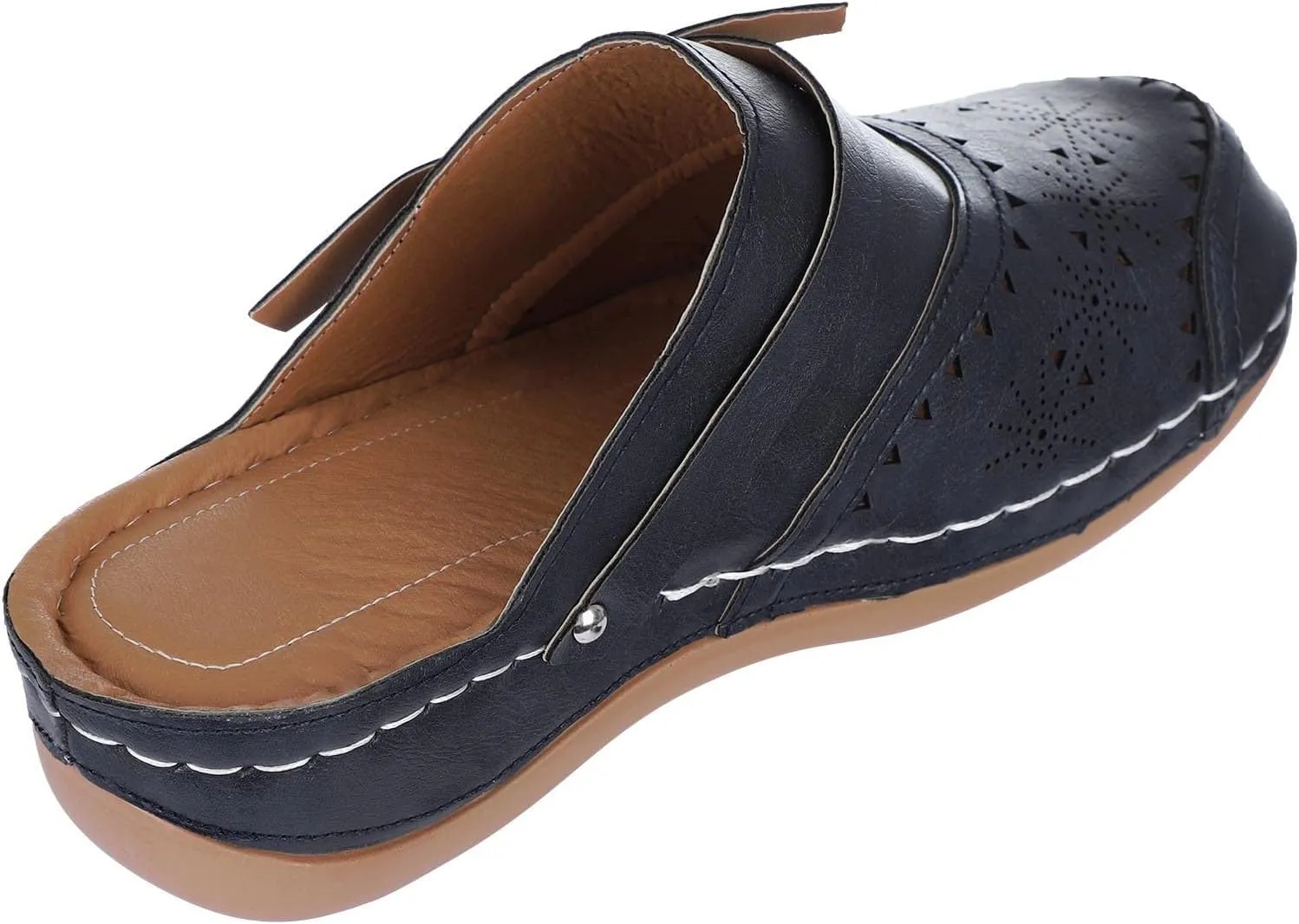 Wedge Sandals for Women 2025 New Women's Closed Toe Wide Width Dressy Summer Slip-on Slingback Platform Slippers Comfortable Anti-Slip Casual Shoes